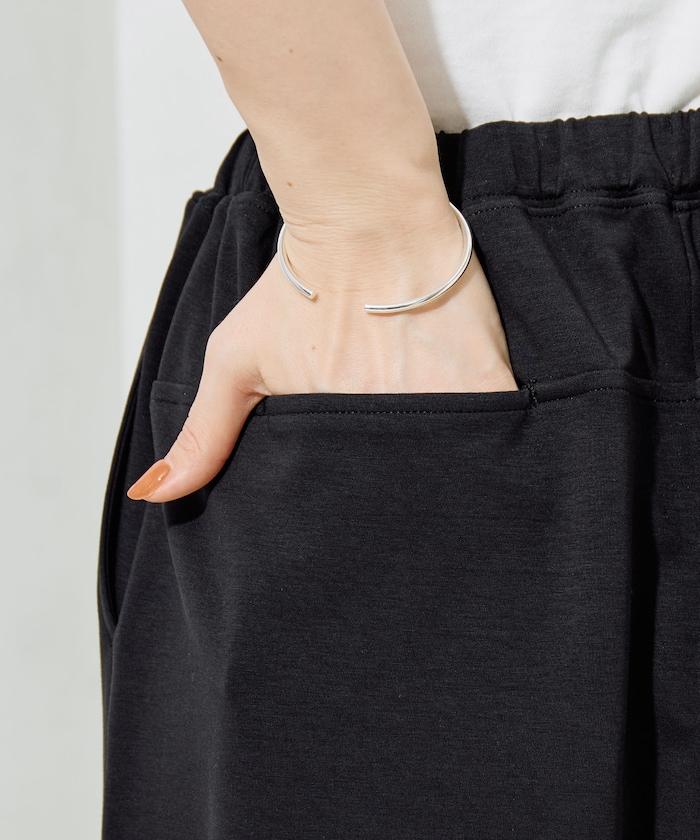 清涼觸感羅馬布褲子