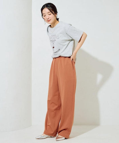 清涼觸感羅馬布褲子