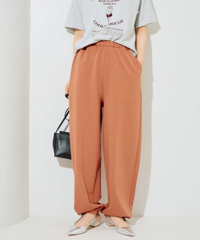 清涼觸感羅馬布褲子