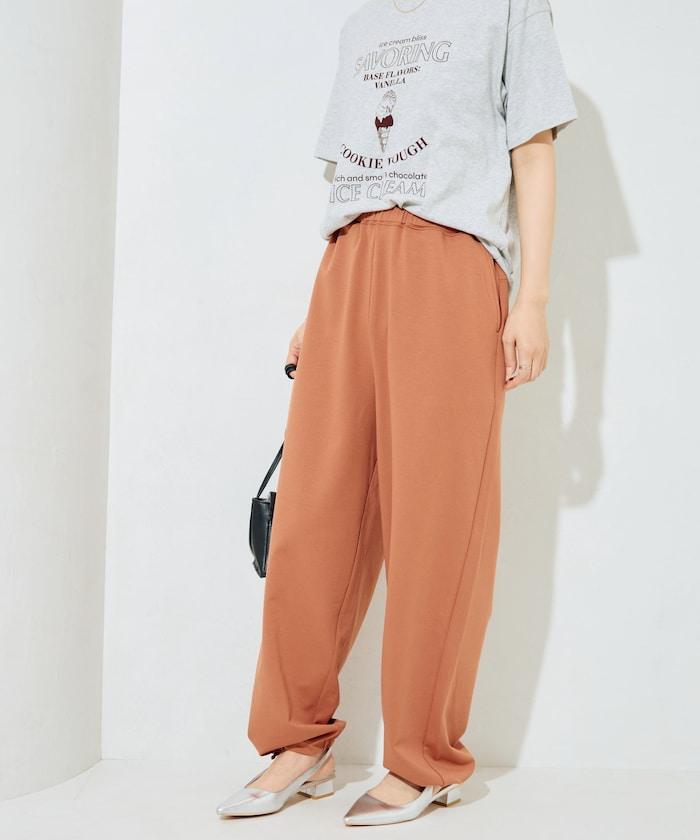 清涼觸感羅馬布褲子