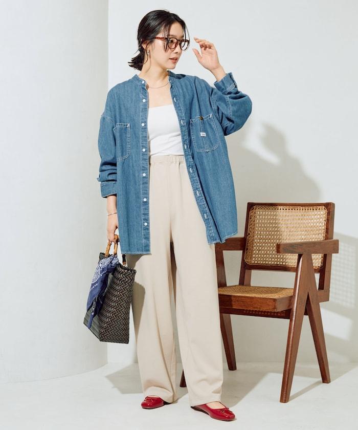 清涼觸感羅馬布褲子