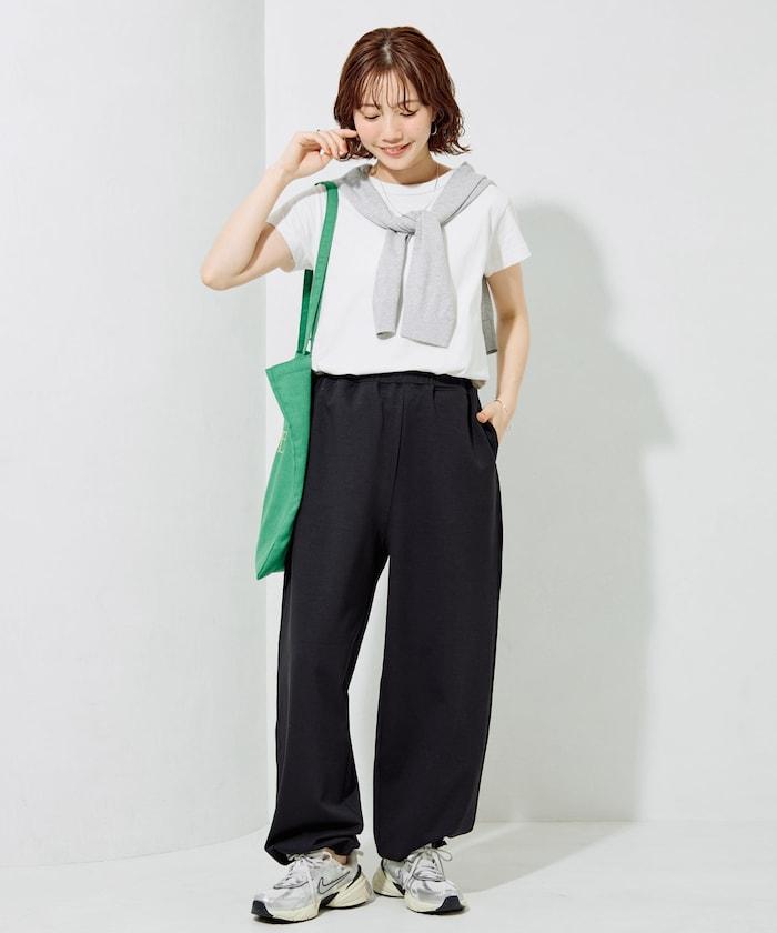 清涼觸感羅馬布褲子