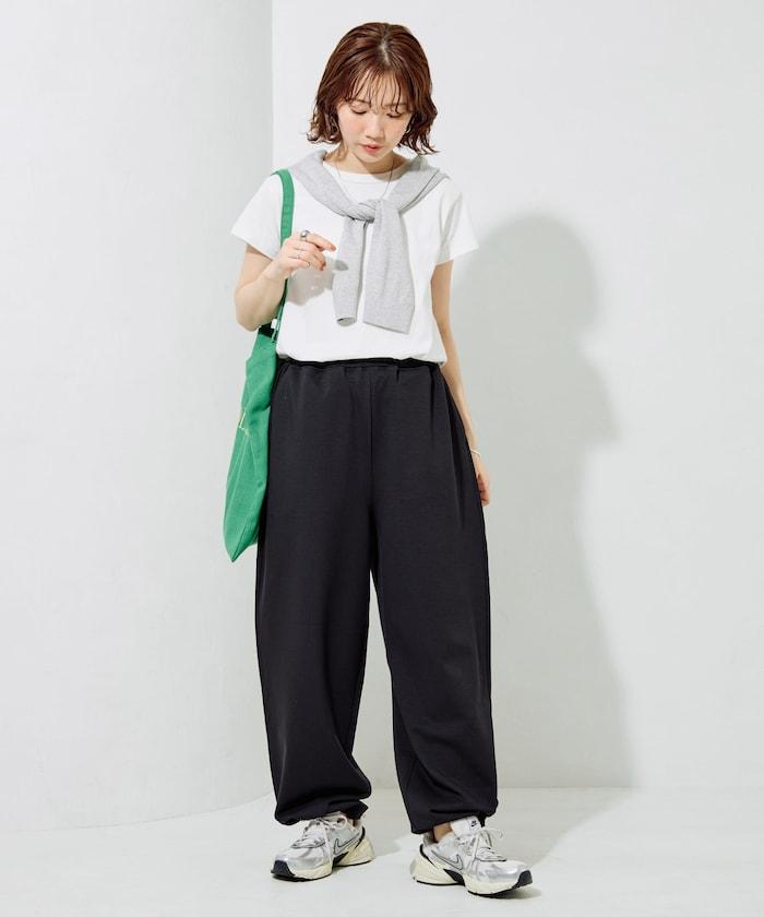 清涼觸感羅馬布褲子