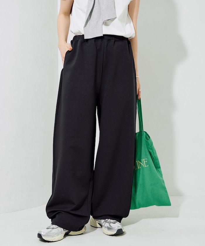 清涼觸感羅馬布褲子