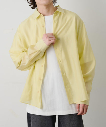 輕盈透氣長袖襯衫