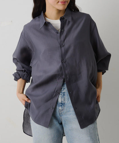輕盈透氣長袖襯衫