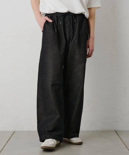 輕薄牛仔鬆緊休閒褲