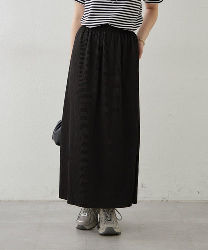 舒適顯瘦羅紋修身半身裙