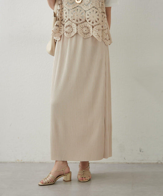 舒適顯瘦羅紋修身半身裙