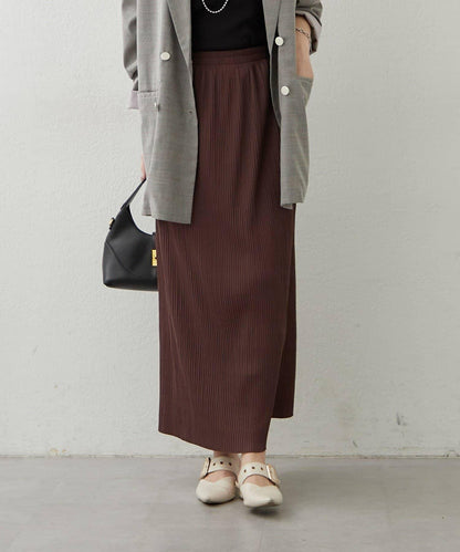 舒適顯瘦羅紋修身半身裙