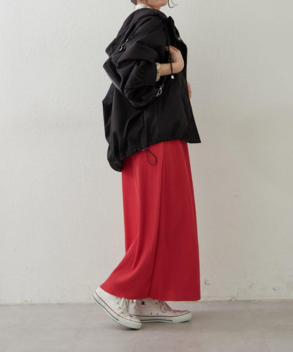 舒適顯瘦羅紋修身半身裙