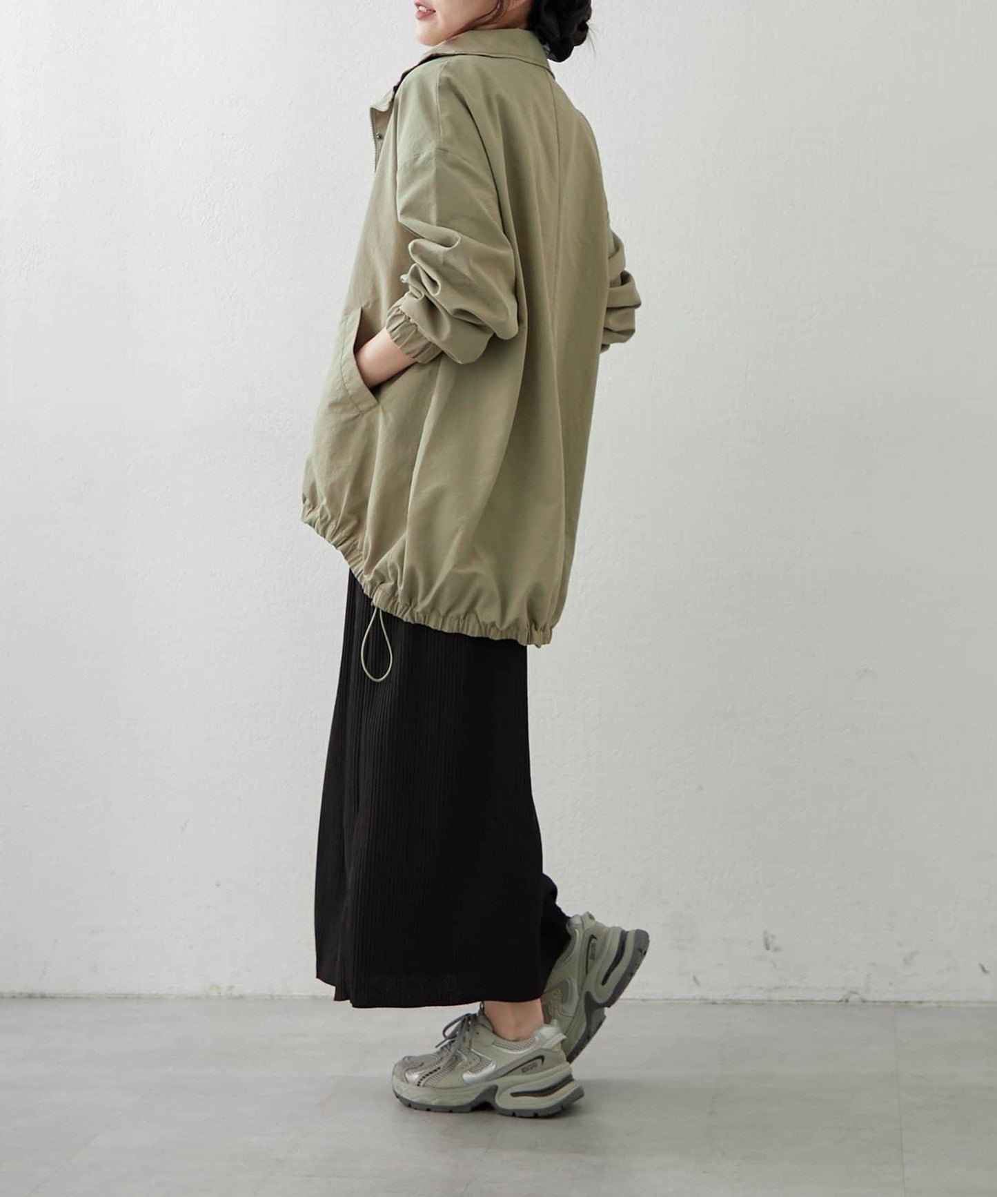 舒適顯瘦羅紋修身半身裙