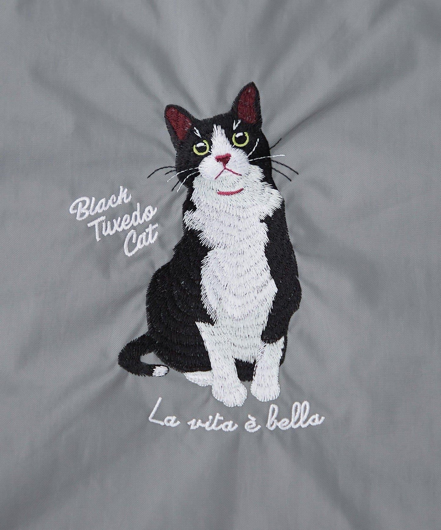 適合散步的 動物刺繡 束口托特包