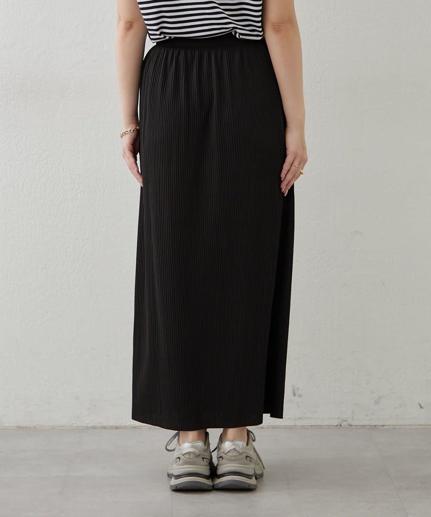 舒適顯瘦羅紋修身半身裙