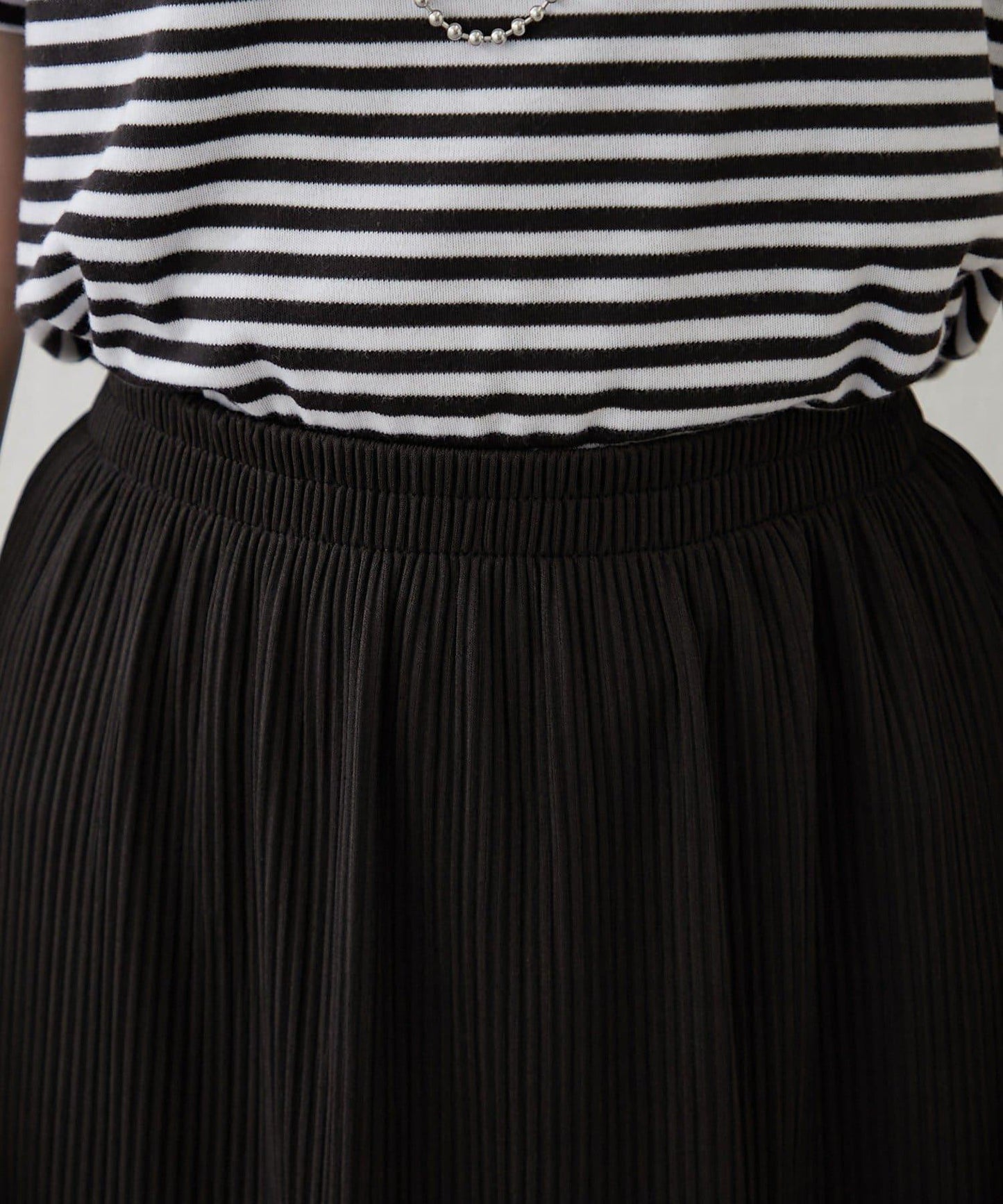 舒適顯瘦羅紋修身半身裙