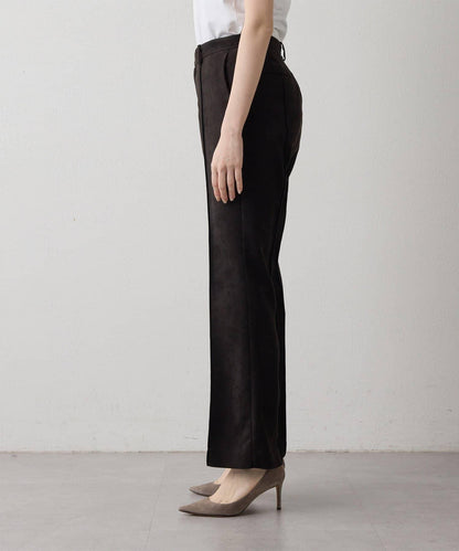 Drawing Numbers 仿麂皮褲子