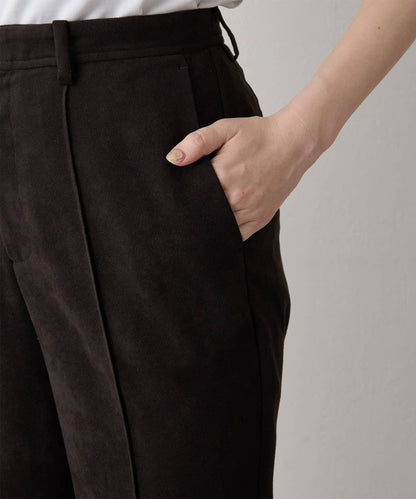 Drawing Numbers 仿麂皮褲子