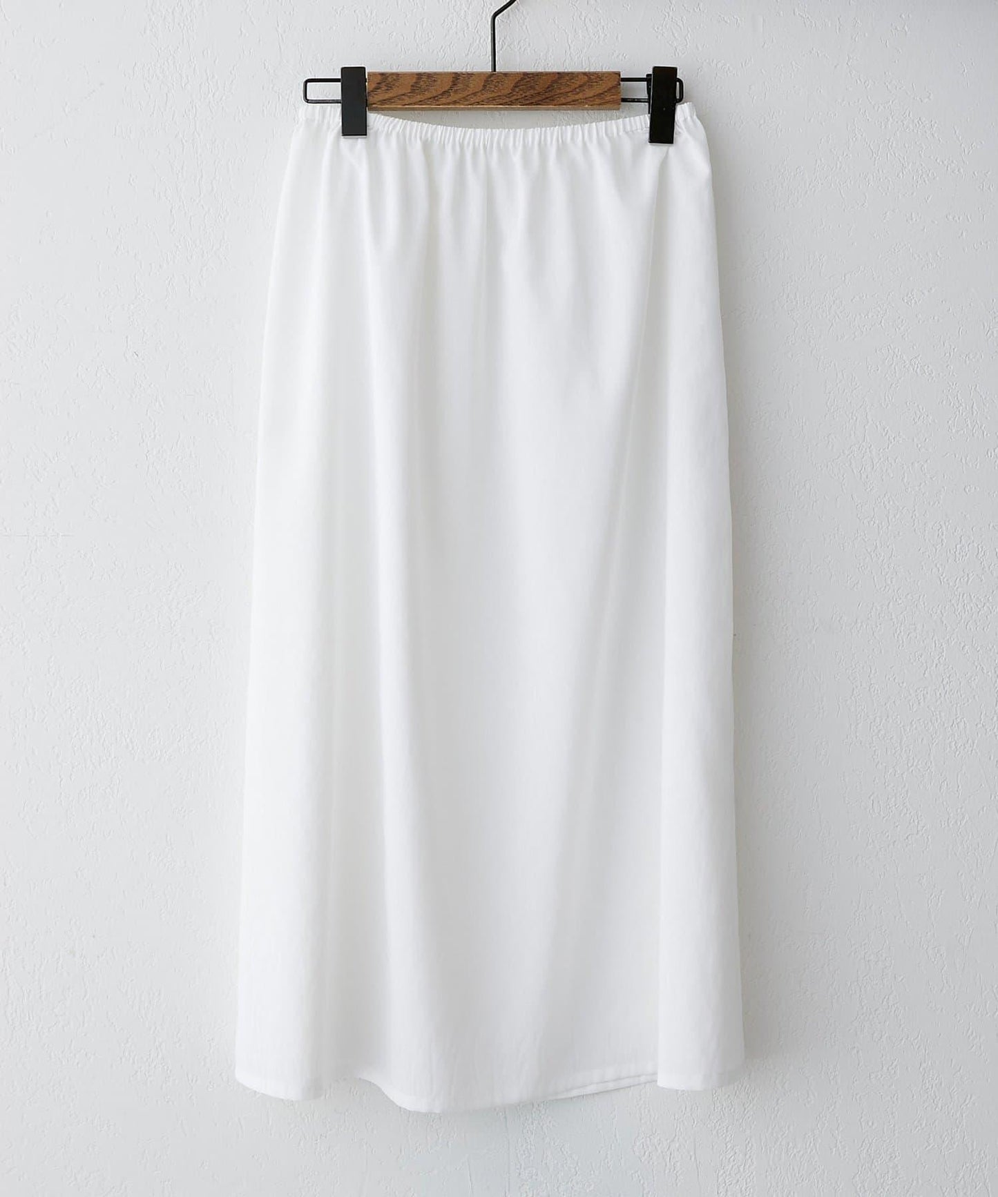 Drawing Numbers 天絲棉交織抽褶半身裙