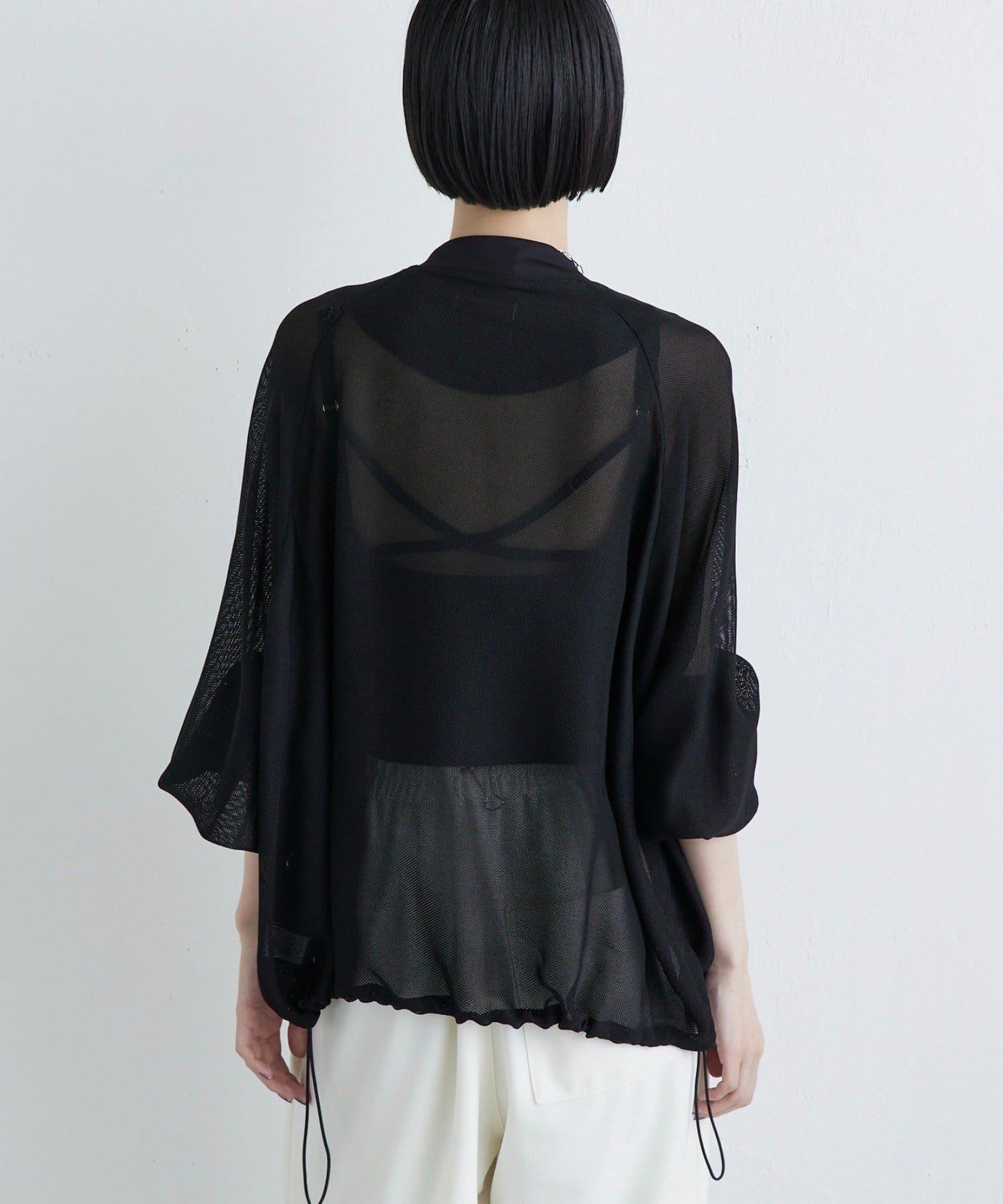 網眼拉鍊夾克外套