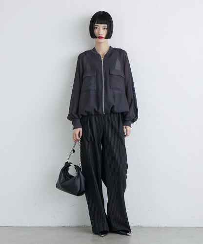 網眼拉鍊夾克外套