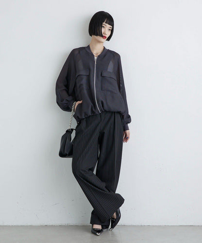 網眼拉鍊夾克外套