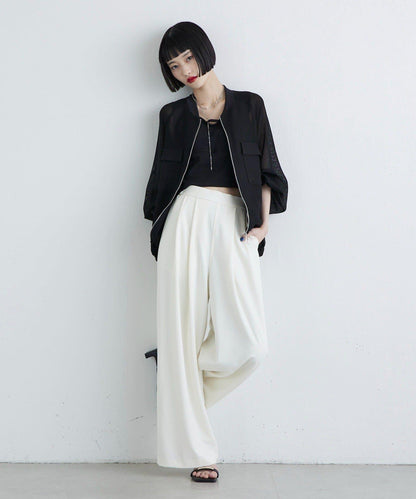 網眼拉鍊夾克外套