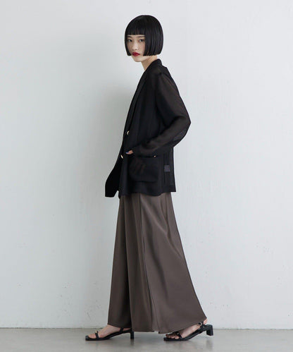 網眼雙排扣西裝外套