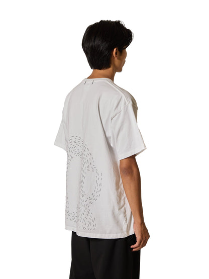 "VERTICAL SASHIKO" TEE × Knuu® T恤