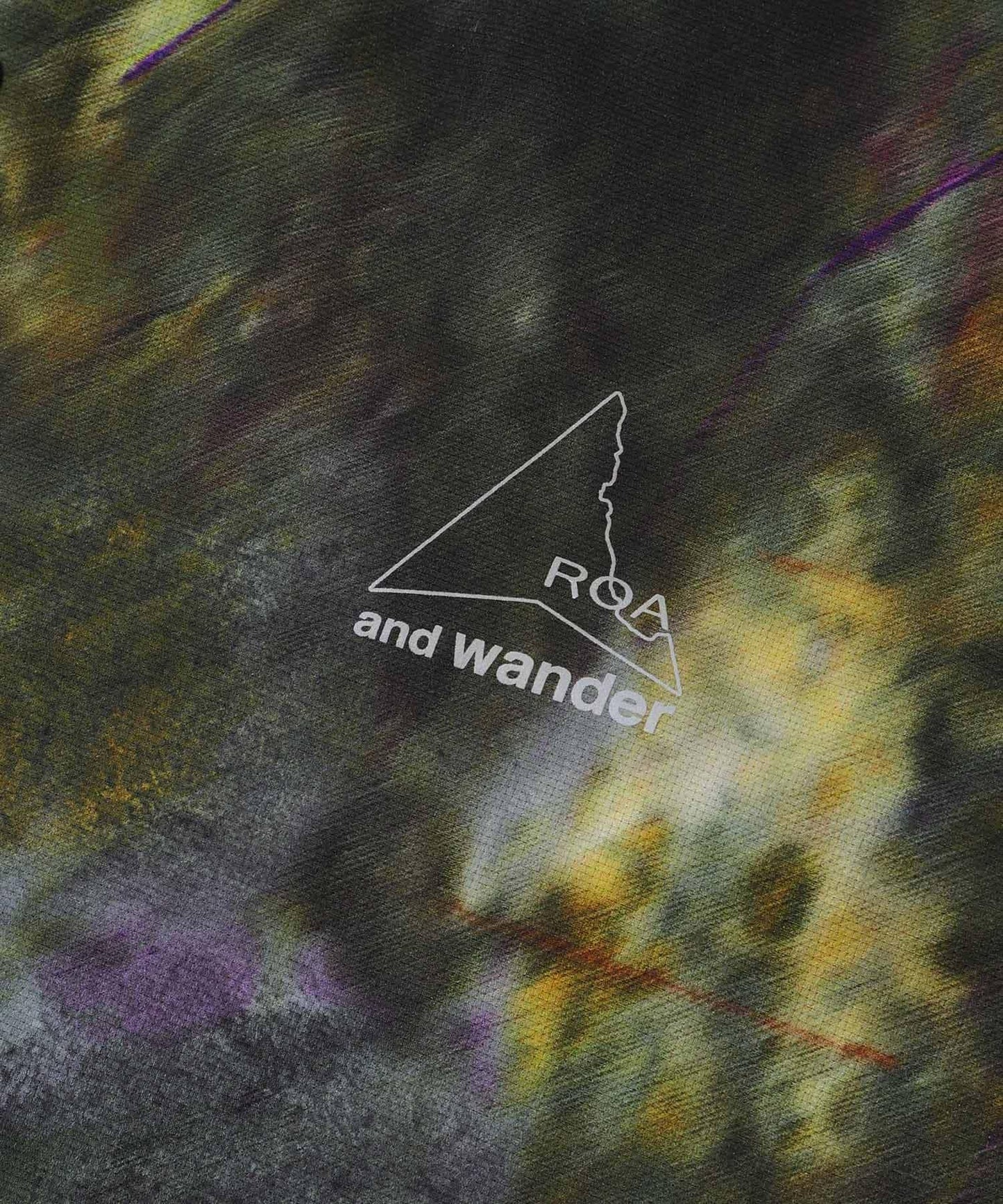 and wander ROA PRINTED BREATHABLE 印花透氣襯衫