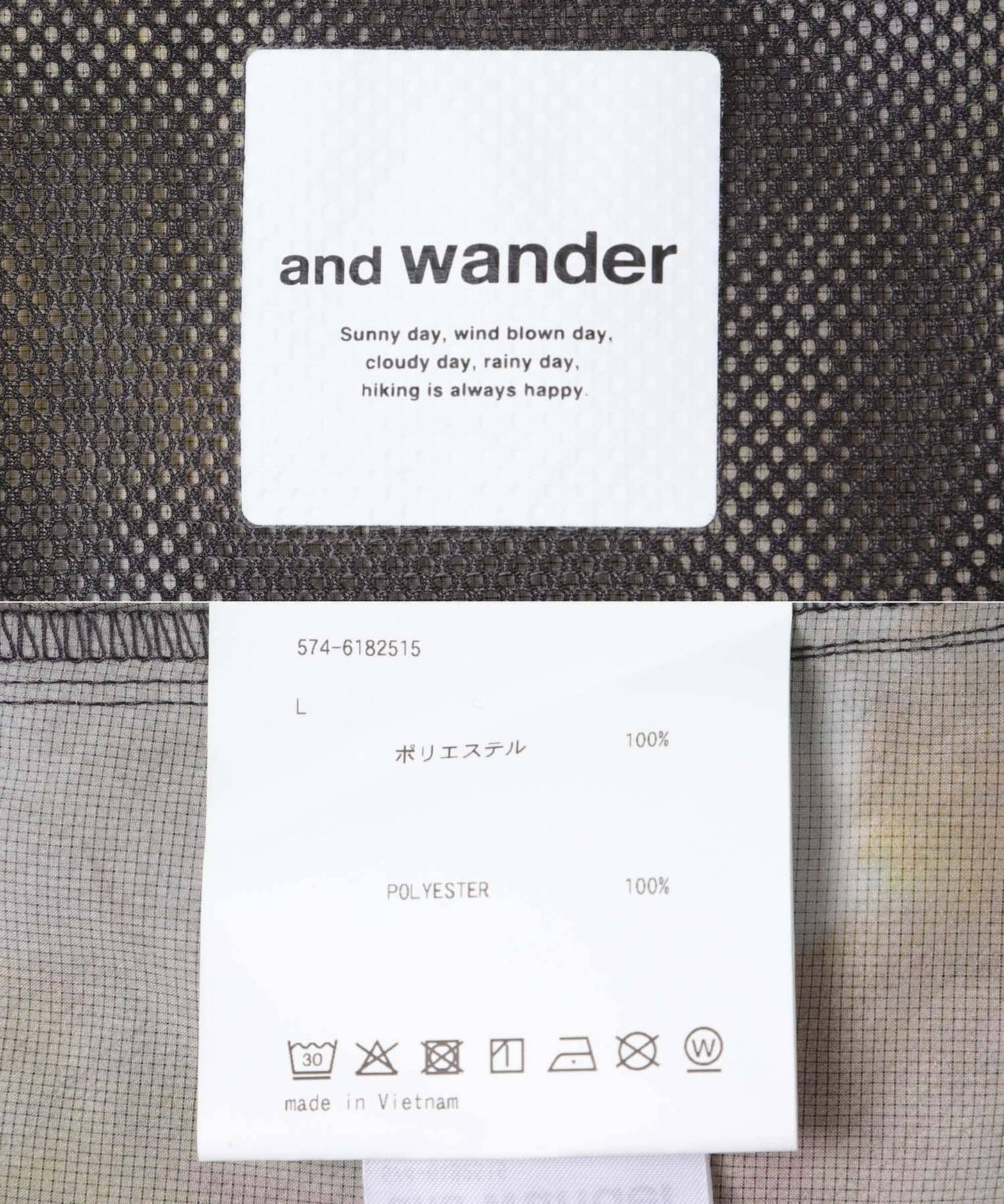 and wander ROA PRINTED BREATHABLE 褲子