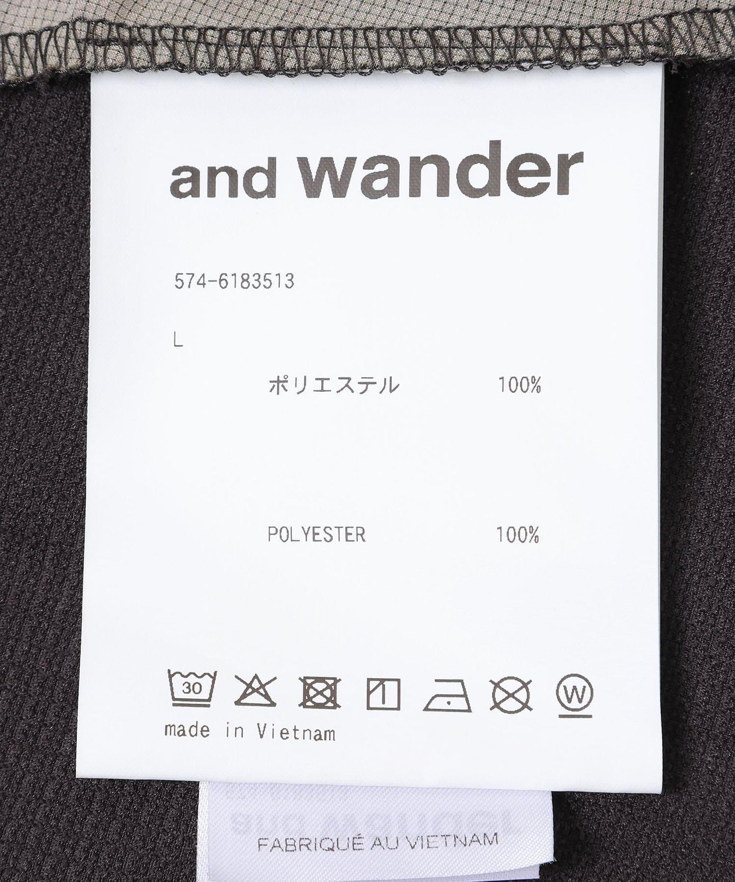 and wander ROA PRINTED BREATHABLE 印花透氣襯衫