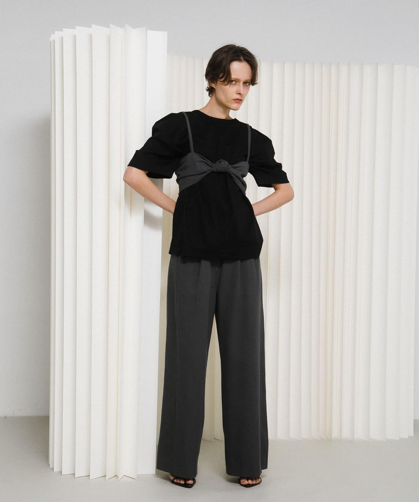 泡泡袖設計 big tee T恤