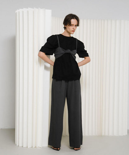 泡泡袖設計 big tee T恤