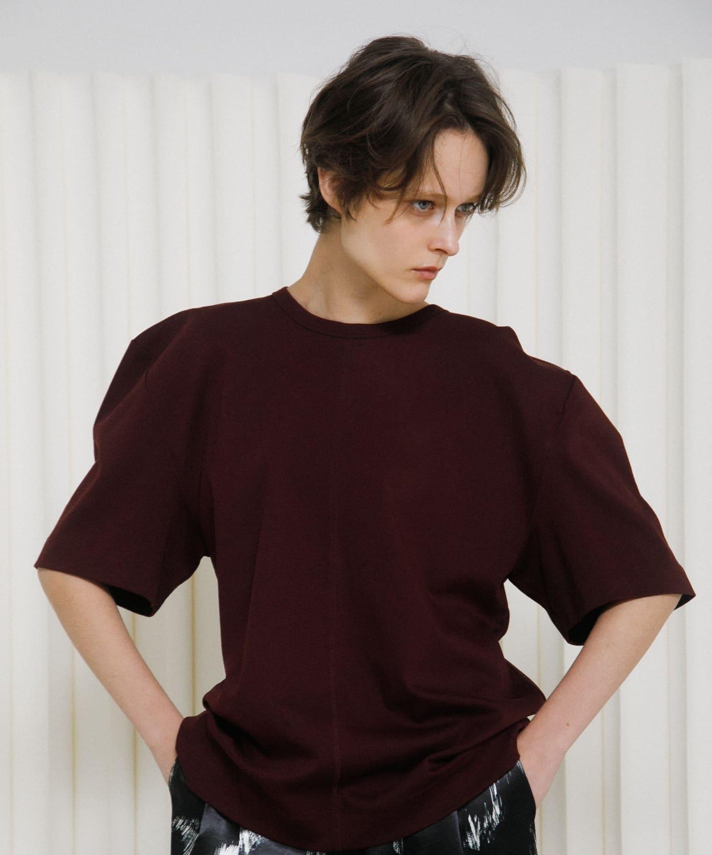 泡泡袖設計 big tee T恤