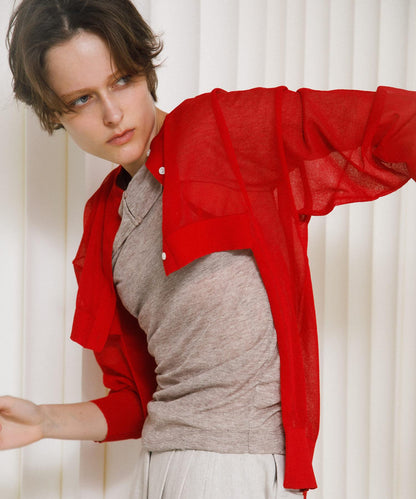 sheer cardigan 針織開衫