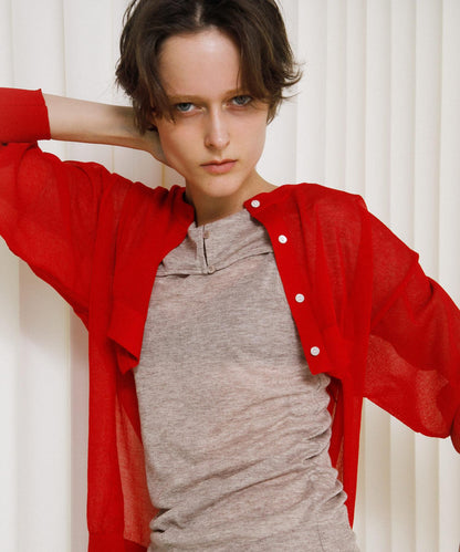 sheer cardigan 針織開衫