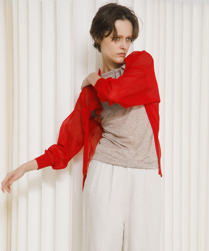 sheer cardigan 針織開衫