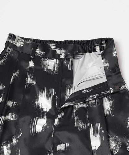 black flower 圖案 褲子