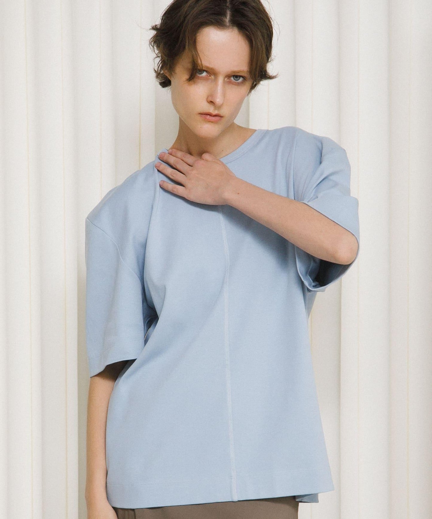 泡泡袖設計 big tee T恤