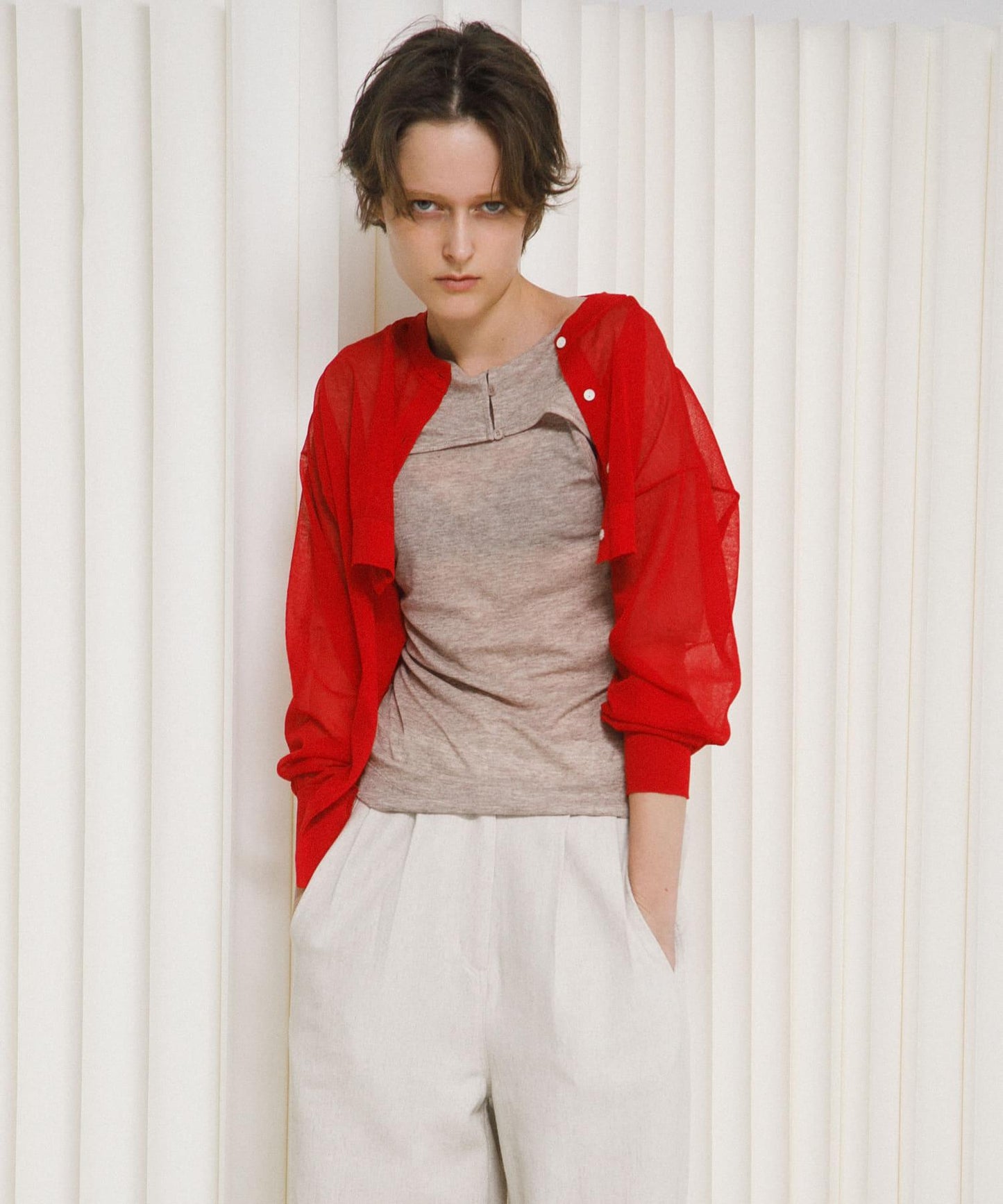 sheer cardigan 針織開衫