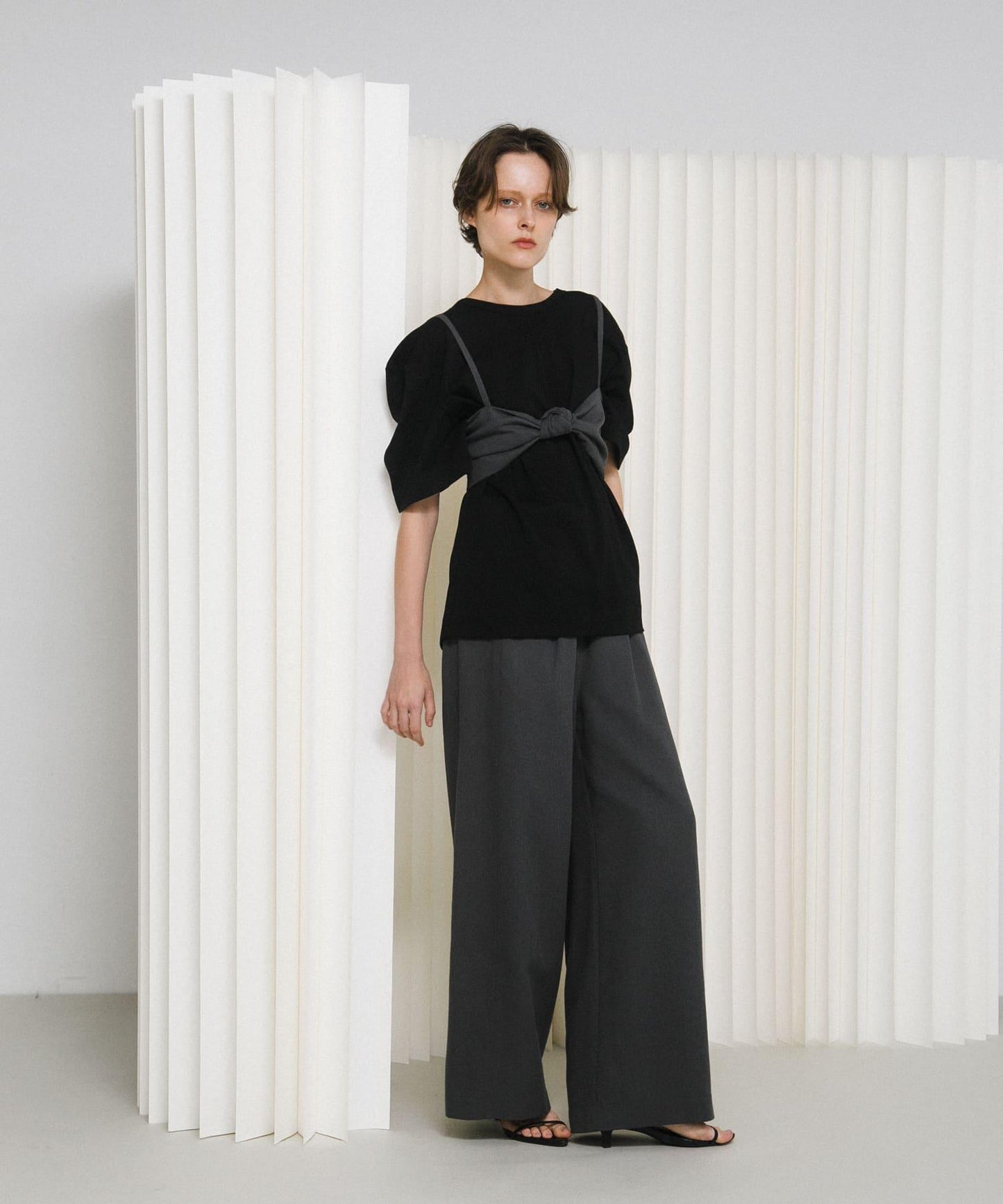 泡泡袖設計 big tee T恤