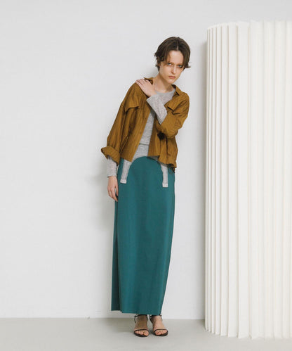 層疊滾邊設計 T恤 layered piping tee