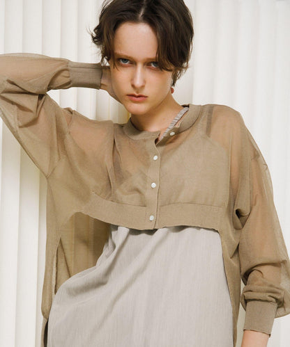 sheer cardigan 針織開衫