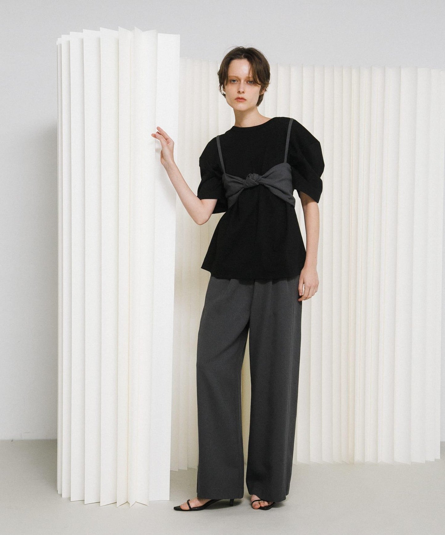 泡泡袖設計 big tee T恤