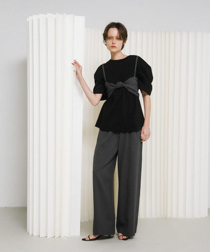 泡泡袖設計 big tee T恤