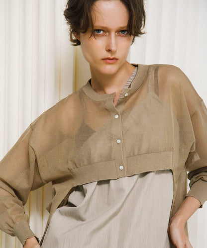 sheer cardigan 針織開衫