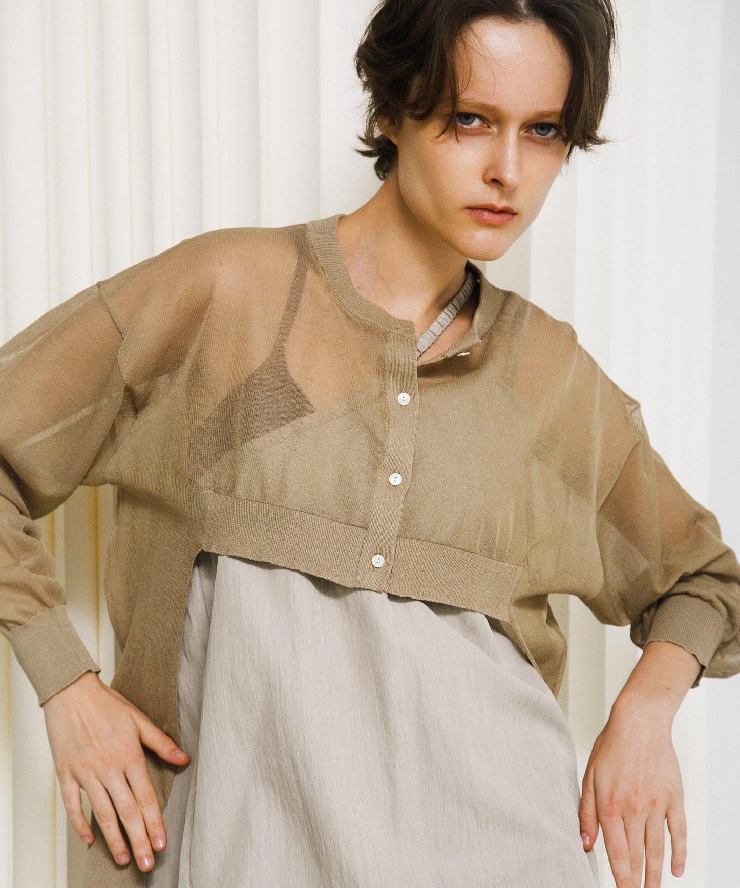 sheer cardigan 針織開衫