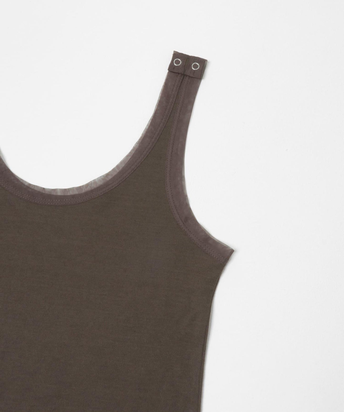 層疊滾邊設計 T恤 layered piping tee