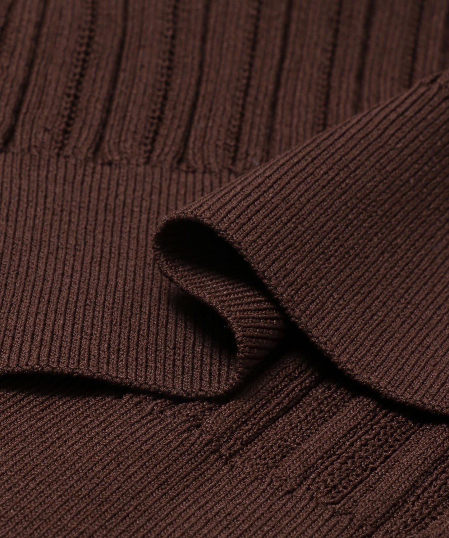 knit polo cardigan
