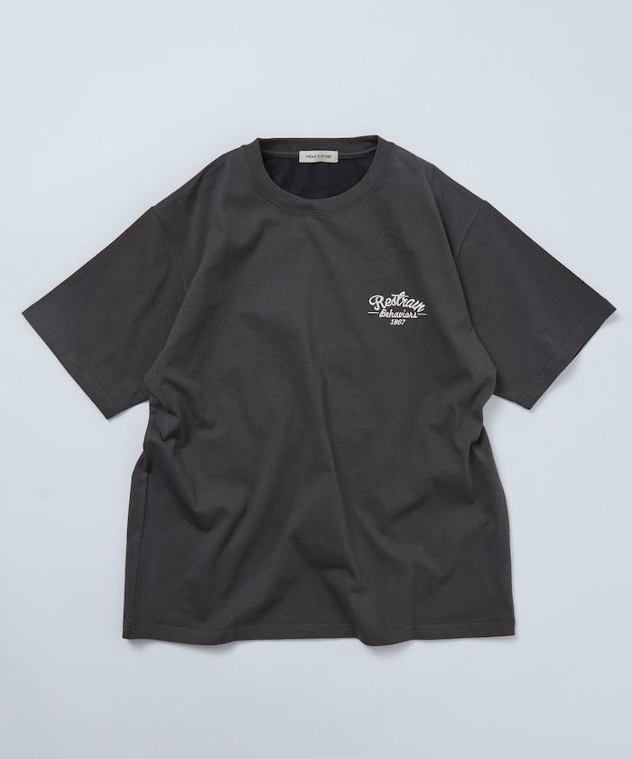 寬鬆版型 背部刺繡設計 TIGER 圓領T恤